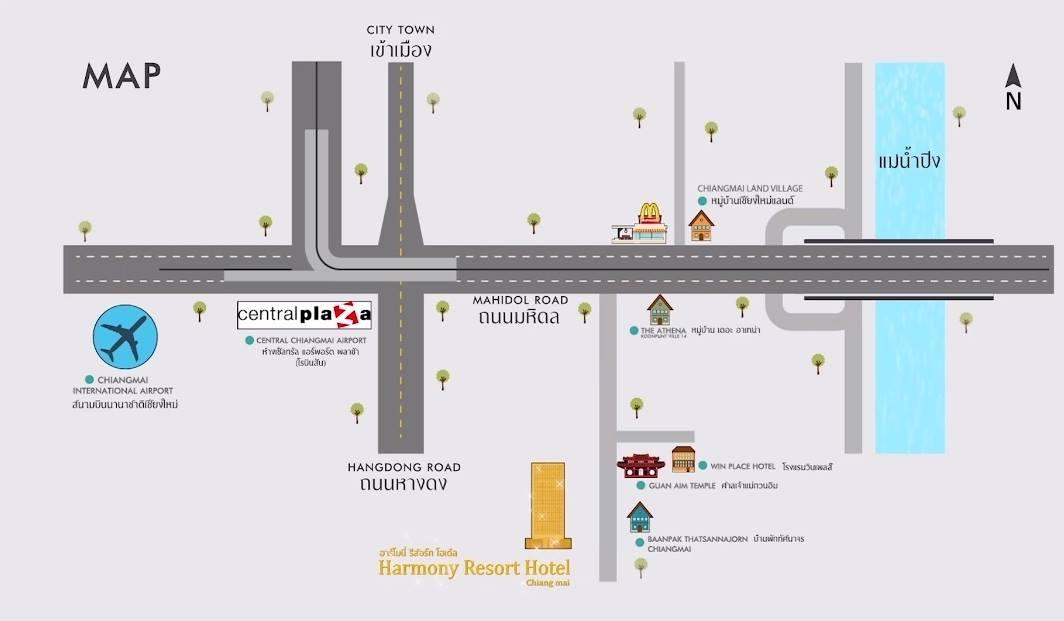 Harmony Resort Hotel Chiang Mai Exterior foto
